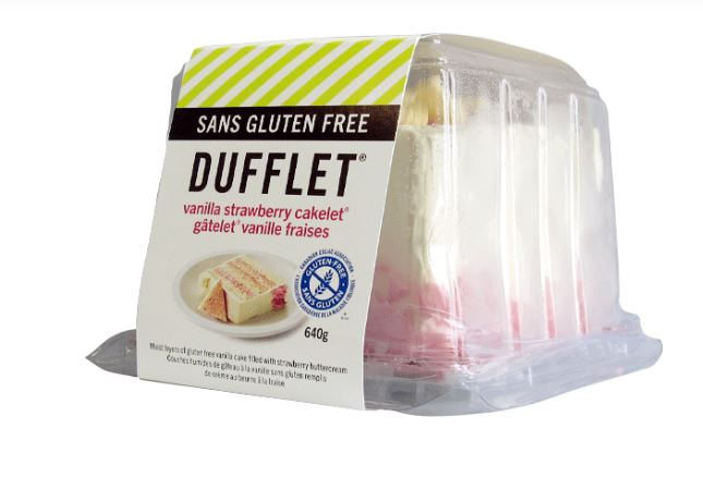gluten Free Vanilla Strawberry Cakelet